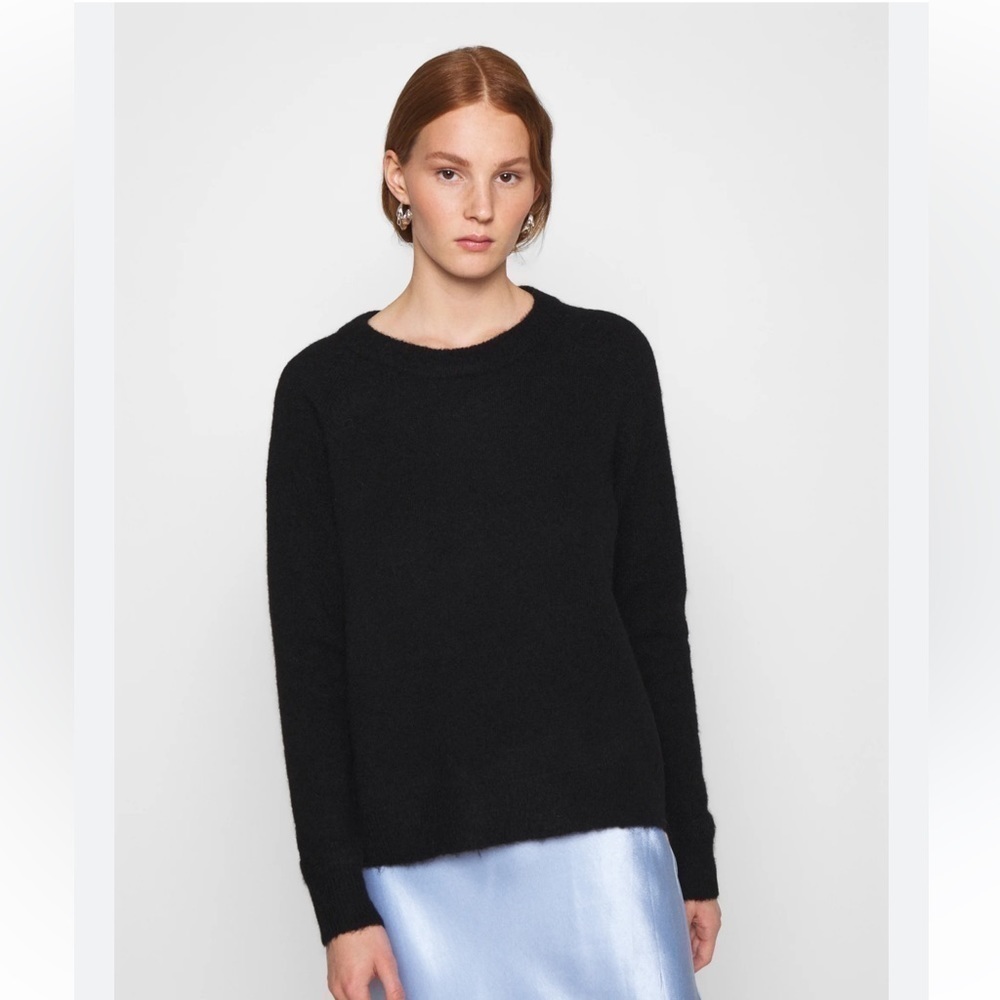SELECTED femme black pullover crew neck sweater xl